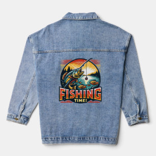 Fishing time denim jacket