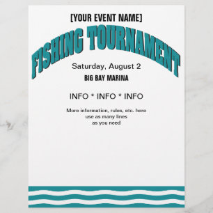 Fishing Tournament Flyer