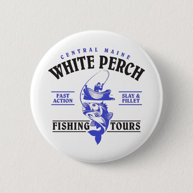Fishing Tours 6 Cm Round Badge (Front)