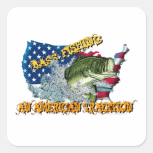 Fishing Tradition Square Sticker