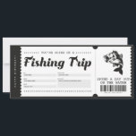 Fishing Trip Gift Ticket Voucher Certificate Invitation<br><div class="desc">EDITABLE. Fishing trip gift for your loved ones. Can also be used for your business. Personalise your voucher today! For a custom voucher/certificate,  please send me a message.</div>