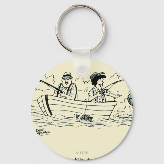 Fishing Trip Key Ring (Front)