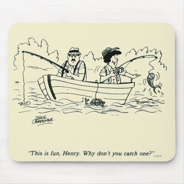 Fishing Trip Mouse Pad (Front)