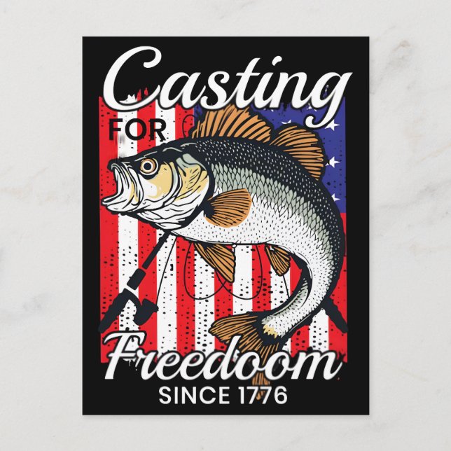 Fishing tshirt design vector fishing tee holiday postcard (Front)