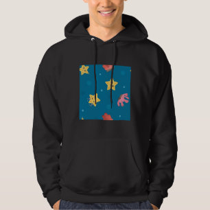 Fishing Tube Sponge Vector Pattern Hoodie