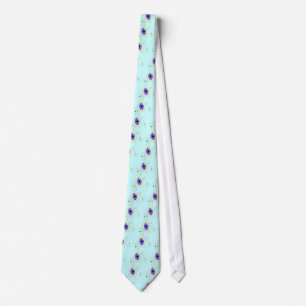 Fishing Turtle Tie (blue)