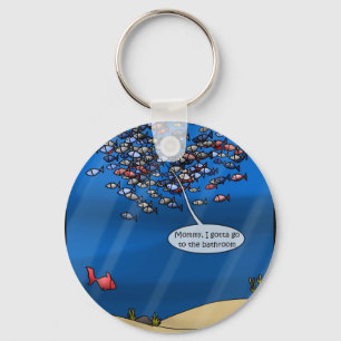 Fishing Vacation Funny Gifts Tees Cards Etc. Key Ring