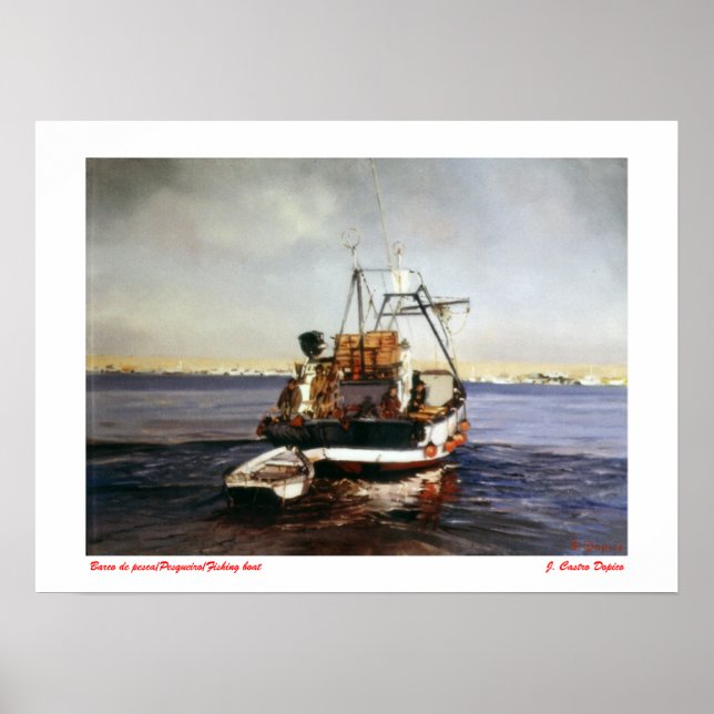 Fishing vessel/Fishing boat/Fishing boat Poster (Front)