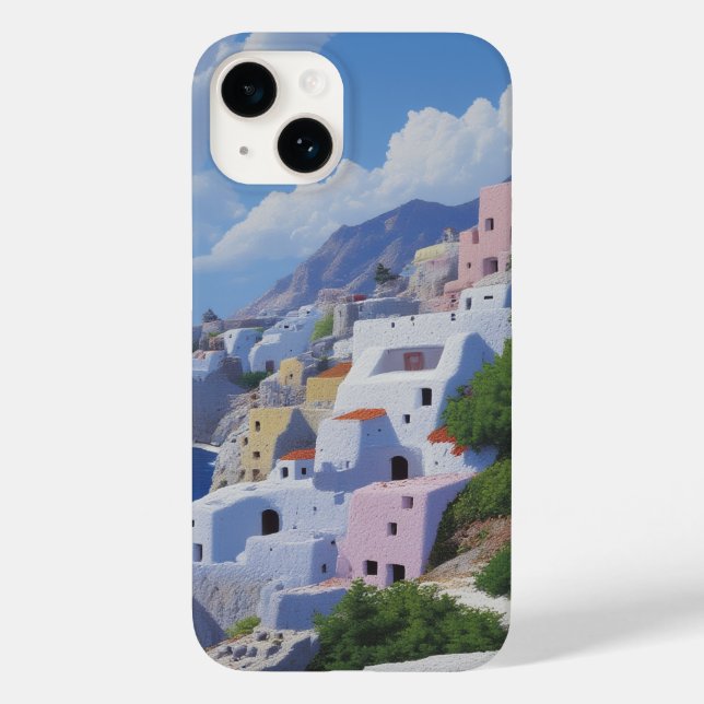 fishing village Case-Mate iPhone case (Back)