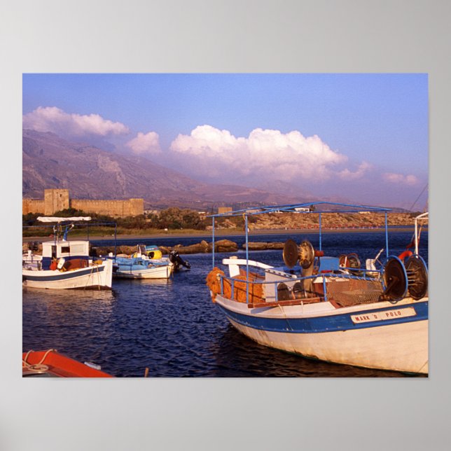 Fishing Village Greece Poster Paper (Matte) (Front)