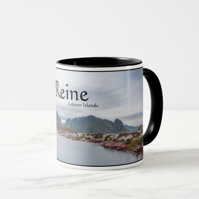 Fishing Village Reine Lofoten Mug (Front Right)