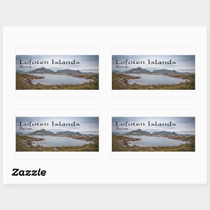 Fishing Village Reine Lofoten Rectangular Sticker