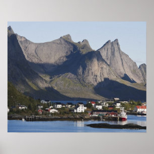 Fishing village Reine, Moskenesoy island, Poster