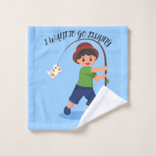  FISHING WASH CLOTH FOR KIDS