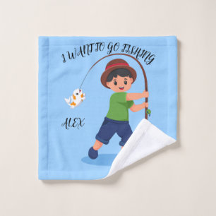  FISHING WASH CLOTH FOR KIDS