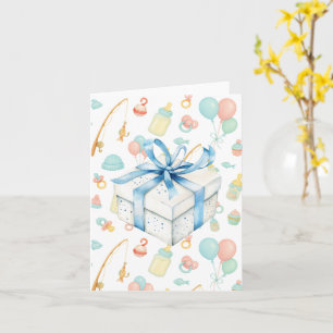Fishing Welcome Baby   for Fishing lovers  Card