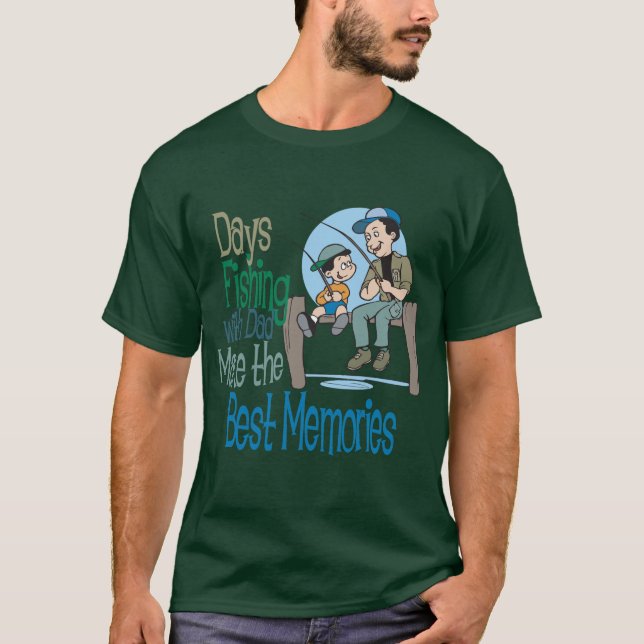 Fishing with Dad Father's Day shirt (Front)