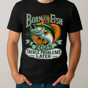 Fishing With Dad Fuelled By Laughter Angler T-Shirt