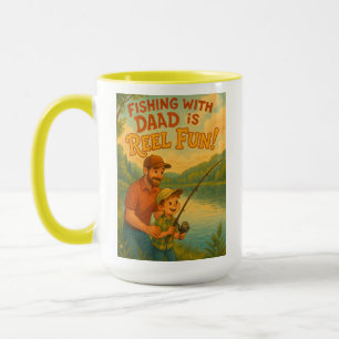 Fishing with Dad is Reel Fun! Mug