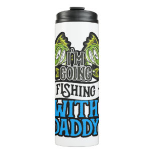 Fishing With Daddy Angling Kids Gift Thermal Tumbler