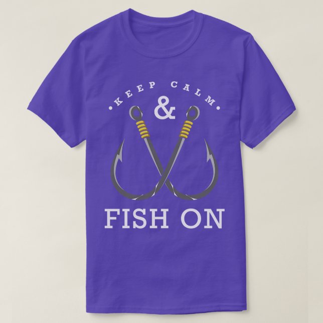 Fishing with Fish hook T-Shirt (Design Front)