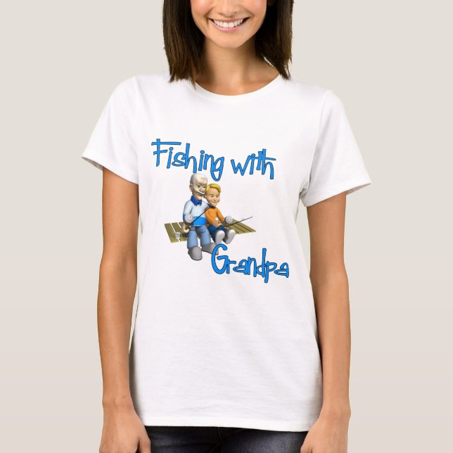 Fishing with Grandpa Fishing Shirt (Front)