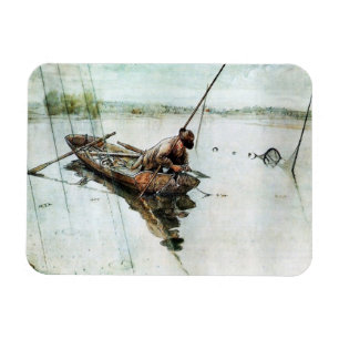 Fishing with Nets 1905 Magnet