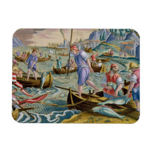 Fishing with Nets and Tridents in the Bay of Naple Magnet