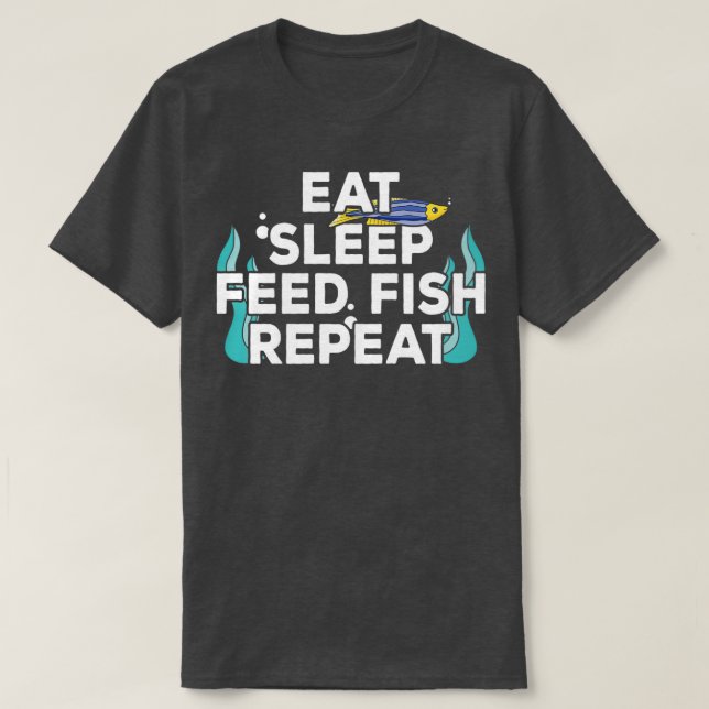 Fishkeeper Aquarist Aquarium T-Shirt (Design Front)