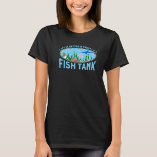 Fishkeeping In Front Of A Fish Tank Aquarist  