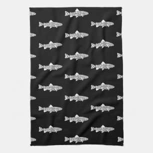 Fishmonger Kitchen Tea Towel   Seafood