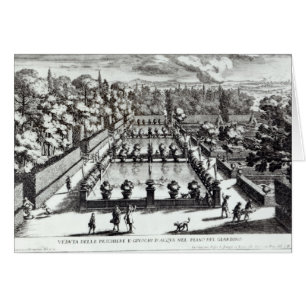Fishponds at Villa d'Este, Tivoli, from 'Le Fontan