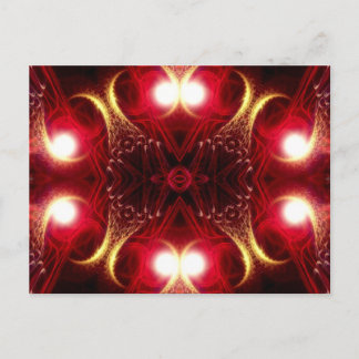 Fishtails Fractal Postcard