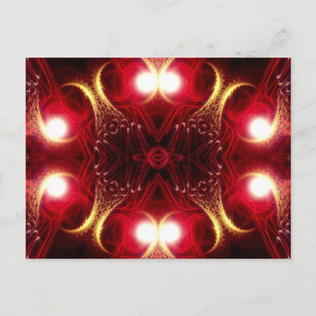 Fishtails Fractal Postcard (Front)