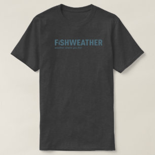 FishWeather Black T-Shirt