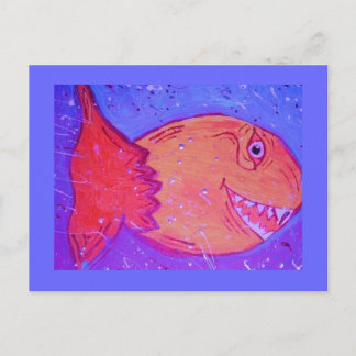 Fishy fishy postcard