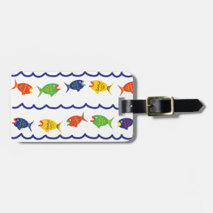 Fishy Luggage Tag