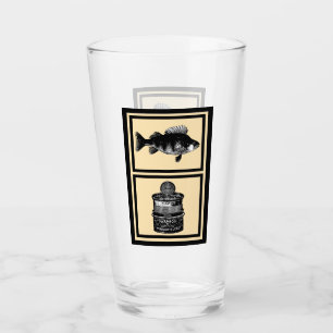 Fishy Pub Glasses, Gifts For Fishermen, Beer Glass
