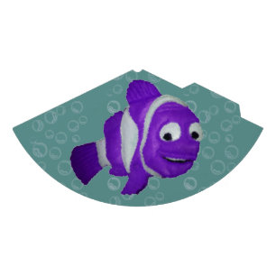 Fishy Purple Party Hat