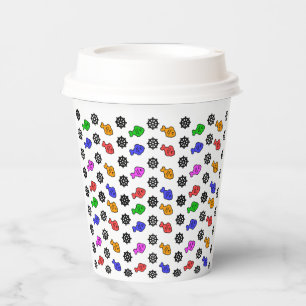 Fishy Wheels Kids  Paper Cups