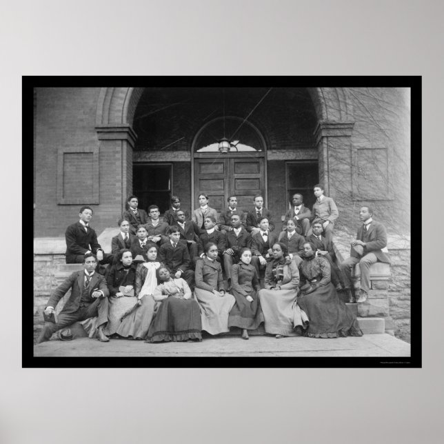 Fisk University in Nashville, TN 1900 Poster (Front)