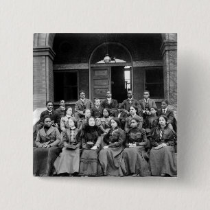 Fisk University Students: 1899 15 Cm Square Badge