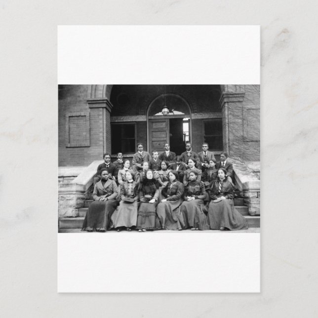 Fisk University Students: 1899 Postcard (Front)