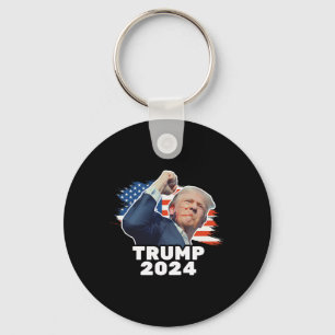 Fist Bump 2024 President Red  Key Ring