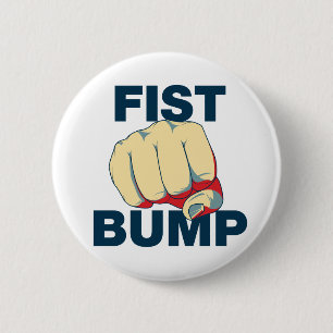 Fist Bump 6 Cm Round Badge