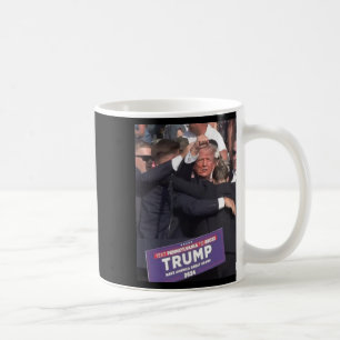 Fist Bump After Being Shot Premium Scoop  Coffee Mug