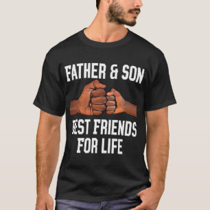 Fist Bump Black Men African American Fathers Day T-Shirt