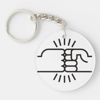 Fist Bumps Ahead! Key Ring