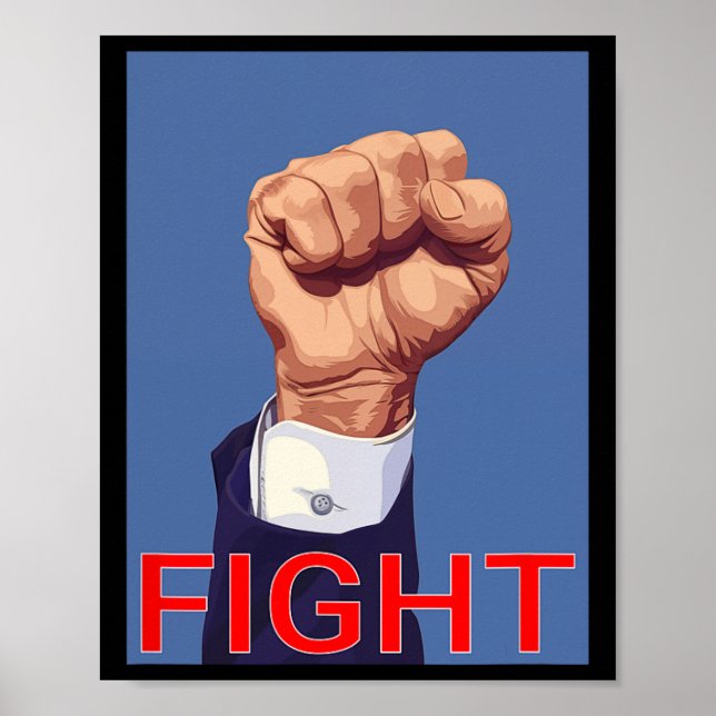 Fist. Fight Fight Fight  Poster (Front)