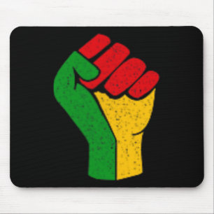 Fist Juneteenth Black History African Equality Fre Mouse Pad